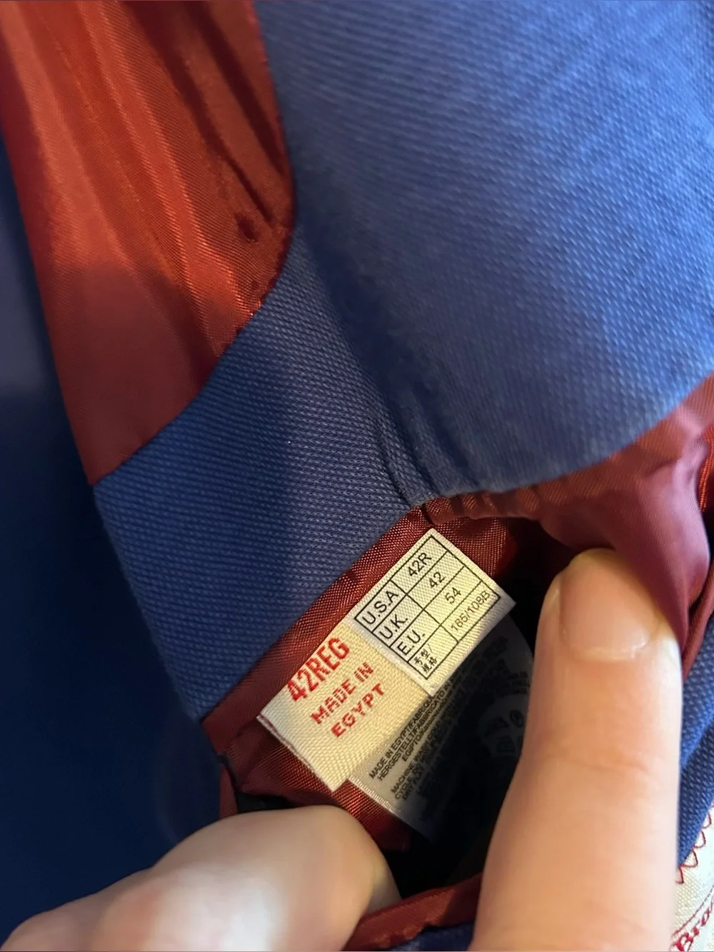 Vintage Brooks Brothers 42R Royal Cobalt Blue Men’s Blazer 2 Button